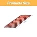 Osilly 20 Pcs Car Air Conditioner Outlet Decoration Strip, Decorative Trim for Auto Air Vent Outlet, Waterproof Automotive Interior Decors for Men Women, Universal for Most Vehicles (Red)