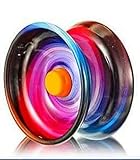 Shivsoft Fine Quality High Gloss high Speed Metal YoYo Spiner Toy (1 pcs) (Assorted Printed Design) Make in India