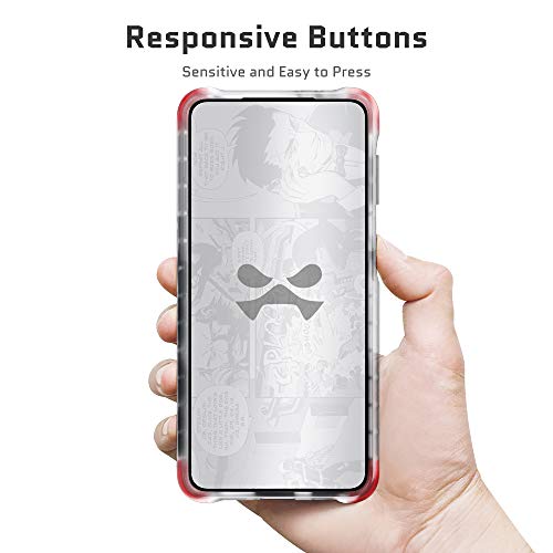 Image of Ghostek Covert Galaxy S21 Ultra Clear Case with Grip, Raised Bezel Screen Protection, Lifted Camera Lens Protective Bumper, Durable Slim Design for 2021 Galaxy S21 Ultra 5G (6.8 inch) (Phantom Clear), GHOCAS2676