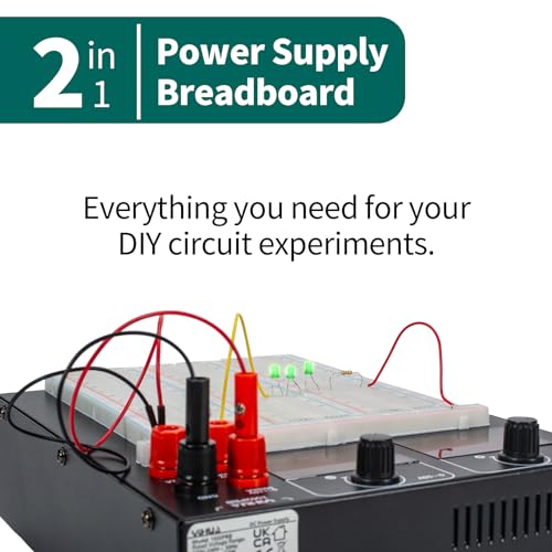 YIHUA 1502PBB Gatenrasterplaten, steekplank, breadboard, power supply set, laboratoriumvoeding, kit met DC + 15 V -15 V uitgang voor Arduino Starter Kit, elektronische projectkit, soldeervrije - Afbeelding 3