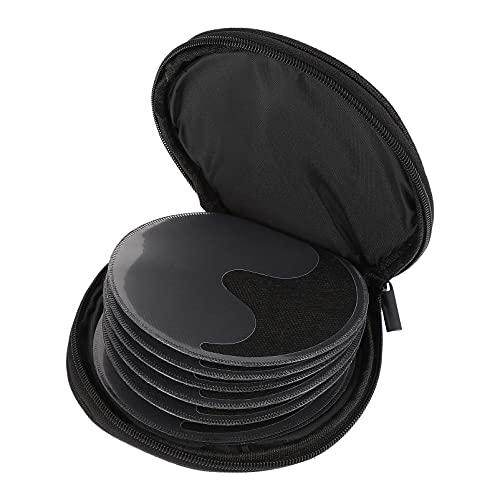 1 Unidade Saco De Cd Redondo Protetor De Cd Bolsa De Armazenamento De Dvd Carteira De Armazenamento Caso De Armazenamento De Vídeo Fichário Bolsa De Cd Carro Familiar Tecido Oxford