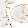 Tioncy 50 Set Clear Charger Plates Bulk 50 About 13 Inch, And Gold 1 thumbnail image