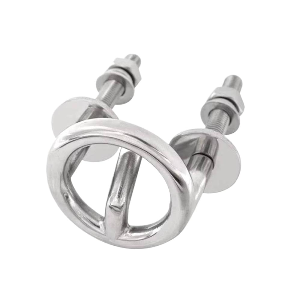 Gancio da Rimorchio per Sci Nautico in Acciaio Inossidabile con Anello da 2-1/2 Pollici Compatibile con ISURE Marine