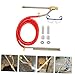 Cabilock 1set Quick Connect Industrial Sandblasting Tool Accessory Kit for Paint Removal and Stubborn Removal Includes Nozzles Sealing and Safety