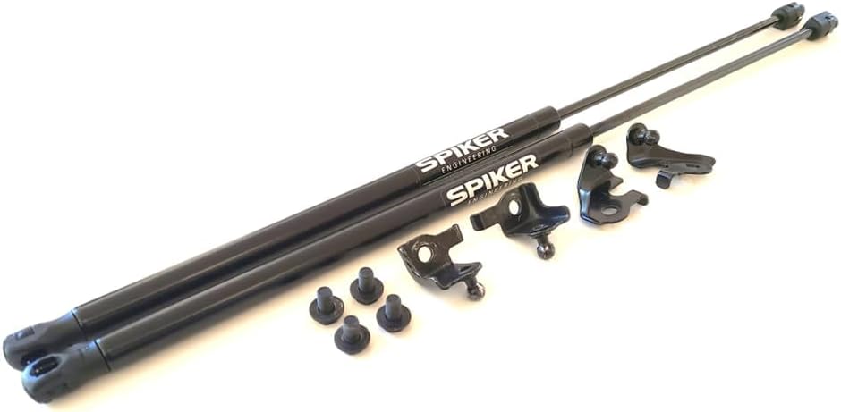 Hood Lift System for 2018-2024 Camry – Premium Quality Gloss Black USA-Made Components - Complete Kit