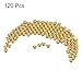 uxcell 120pcs Precision Solid Brass Bearing Balls 1/8