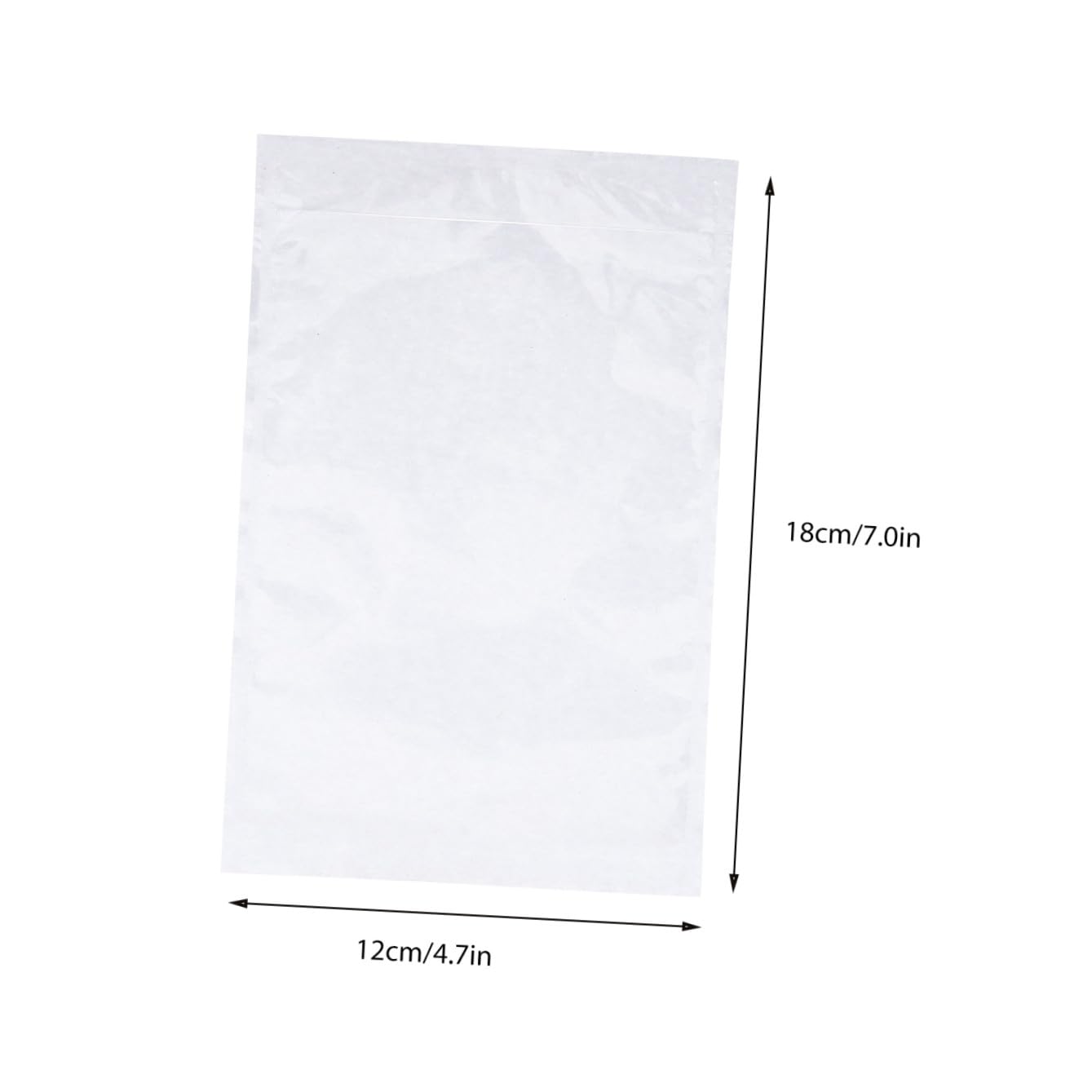 DOITOOL 500 Pièces Autocollantes Transparentes pour Étiquettes Expédition Sacs pour Liste de Colis Pe Pratique pour Envois et Rangement