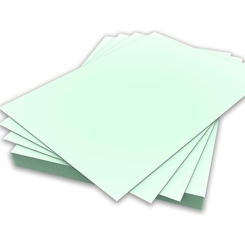 A5 Light Green 80gsm Double Sided Paper Cover
