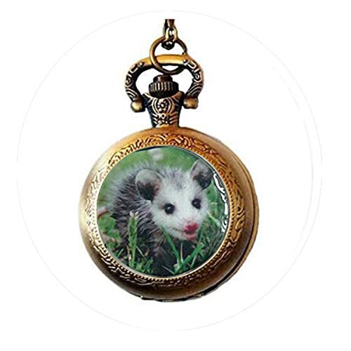 Preisvergleich Produktbild Possum Schlüsselanhänger mit niedlicher rosa Nase für Baby-Taschenuhr