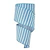 Blue and White Striped Wired Ribbon, Wired Edge Ribbon for Craft Supplies, 2.5" x10yds (Blue) #1