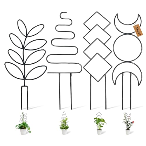 Image of 23in Plant Trellis for Climbing Plants Indoor, 4 Shapes