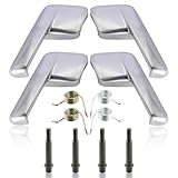 Topkidame Set of 4 Chrome Interior Door Handle Trim Compatible with Ford Expedition 2003-2006