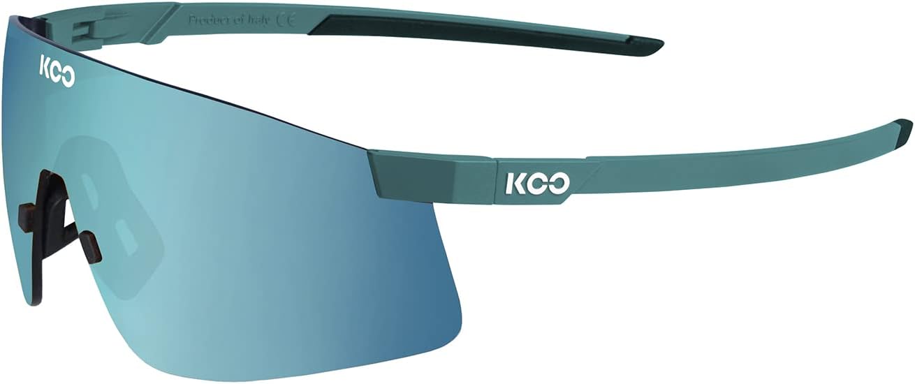 KOO Nova Sunglasses I Lightweight, 100% UV Eyewear Protection for Trail Running & Hiking - Acqua Matt Turquoise