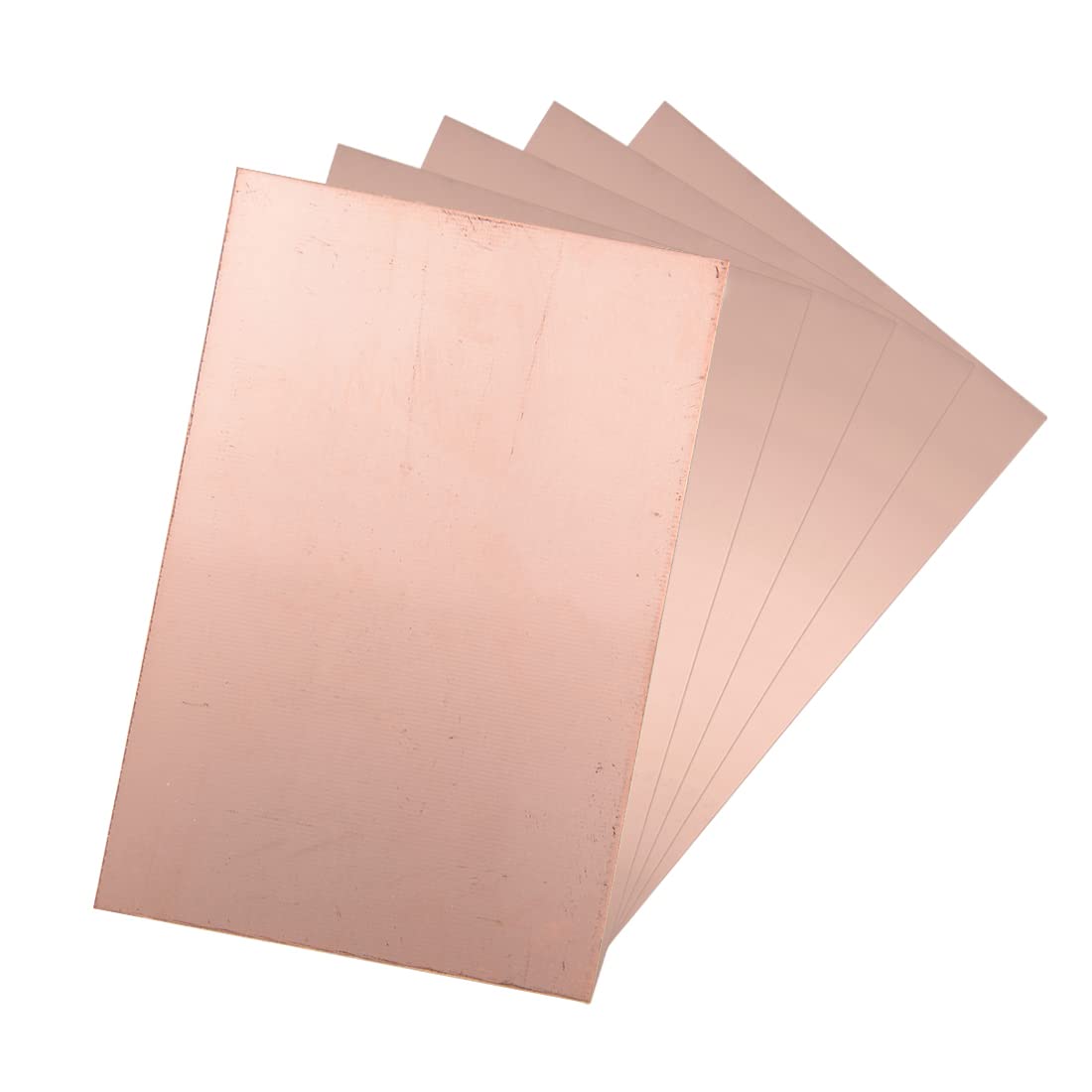 PATIKIL 180x120x1.5mm Rame Rivestito Laminato, 5pz FR4 Bifacciale PCB Circuito Scheda per Fai da Te Prototipazione, PCB Scheda