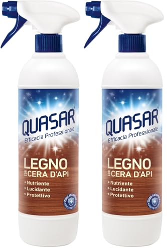 Quasar - Legno con Cera d'Api - Nutriente, Lucidante e...
