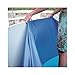 Gre FSP350 -Liner per piscine rotonde, 350 x 90 cm (L x H), sistema overlap, colore blu
