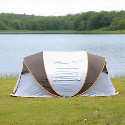 Carpa instantánea para 6 personas beige miniatura 3
