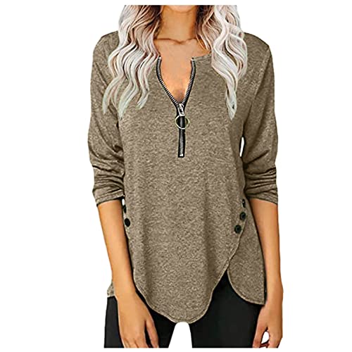 Vneck Casual Tshirt Side Split Cotton Tops Comfy Loose Fitting Blouse Women's Plus Size Tops Striped Raglan Tee Shirts Casual Tunics Blouses Women's Sleeveless V Neck Tie Dye Tunic Tops