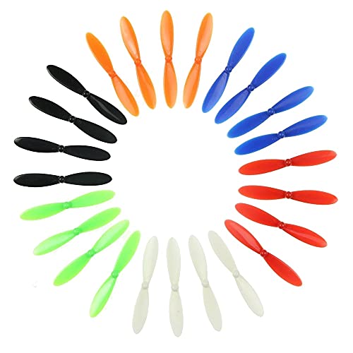KBREE 6 Ensembles Hubsan X4 H107D H107C H107L Hélices Pièces de Rechange pour Hubsan RC Quadcopter - 6 Couleurs