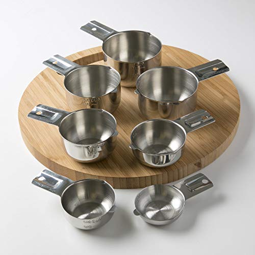 Set de 7 Vasos Medidores de Acero Inoxidable KitchenMade miniatura 2