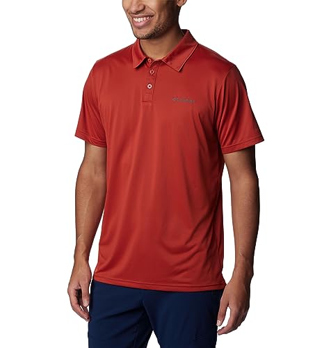 Image of Columbia Men's Solid Regular Fit Hike Polo