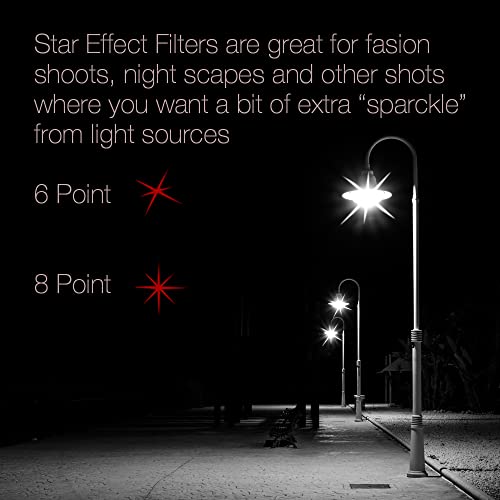 MaD Camera - 58mm 8-Point Star Filter - Adds Sparkle to Lights for Nightscapes - Premium Camera Lens Filter for DSLRs - Image 2