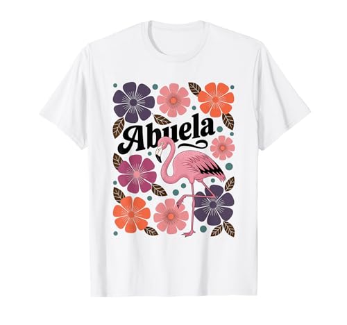 Flabula - Como una Abuela Normal - Funny Flamingo Grandma Camiseta