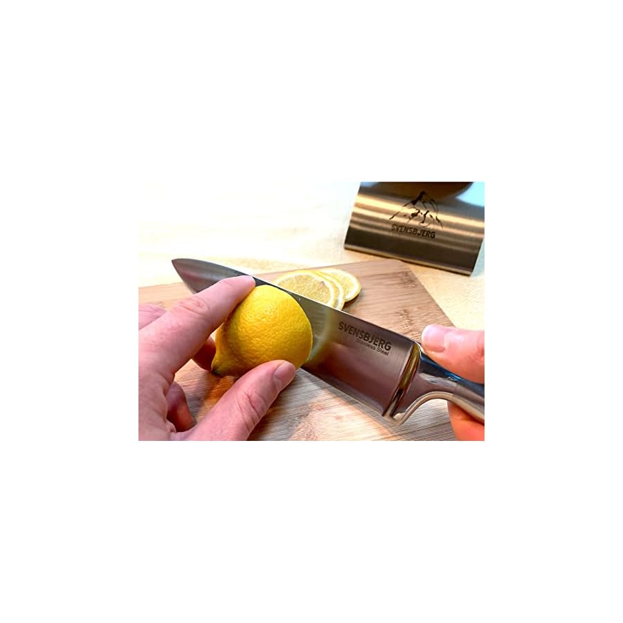 Svensbjerg-Modern-Silver-Chef-Kitchen-Knife-Set-without-Block-Chef-Knife-Set-for-Cooking-Knife-Set-for-Kitchen-Stainless-Steel-Sharp-German-Brand-SB-KS101 Svensbjerg Modern-Silver Chef Kitchen Knife Set without Block, Chef Knife Set for Cooking, Knife Set for Kitchen, Stainless Steel, Sharp, German Brand | SB-KS101