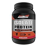 New Millen Isolate Protein- Isolate Protein - Proteína da Carne, Sabor Morango, 900g