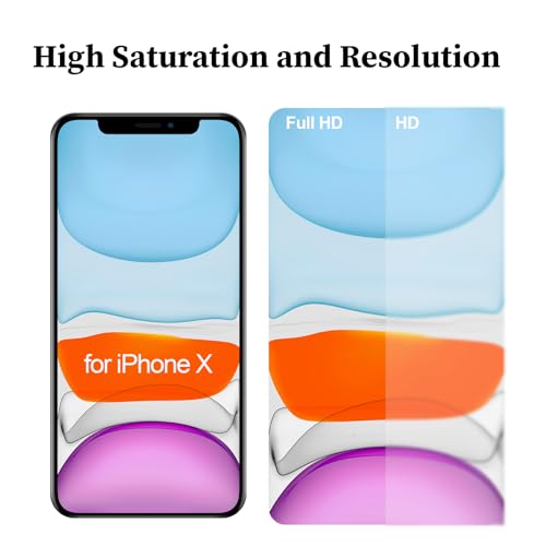 Foobong FOR X Iphone X Screen Replacement 5.8 Inch Fhd Lcd Front Glass Panel 3D Touch Display Digitizer Assembly thumb #2