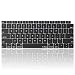 Kuzy - MacBook Air Keyboard Cover, 13 inch 2019 2018 New A1932 with Touch ID and Retina Display Silicone Key Board Protective Skin Protector, Apple MacBook Air Accessories - Black