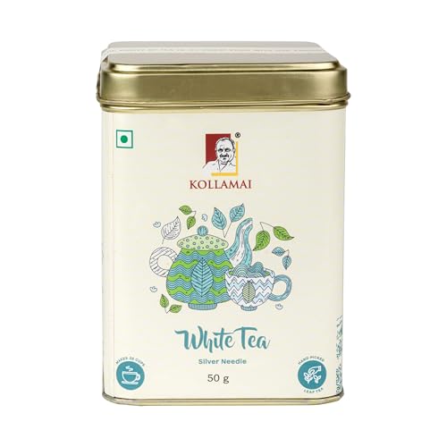Image of KOLLAMAI Premium Loose Leaves (50gm, White Silver Needle Tea, Kollamai White Silver Needle Tea)