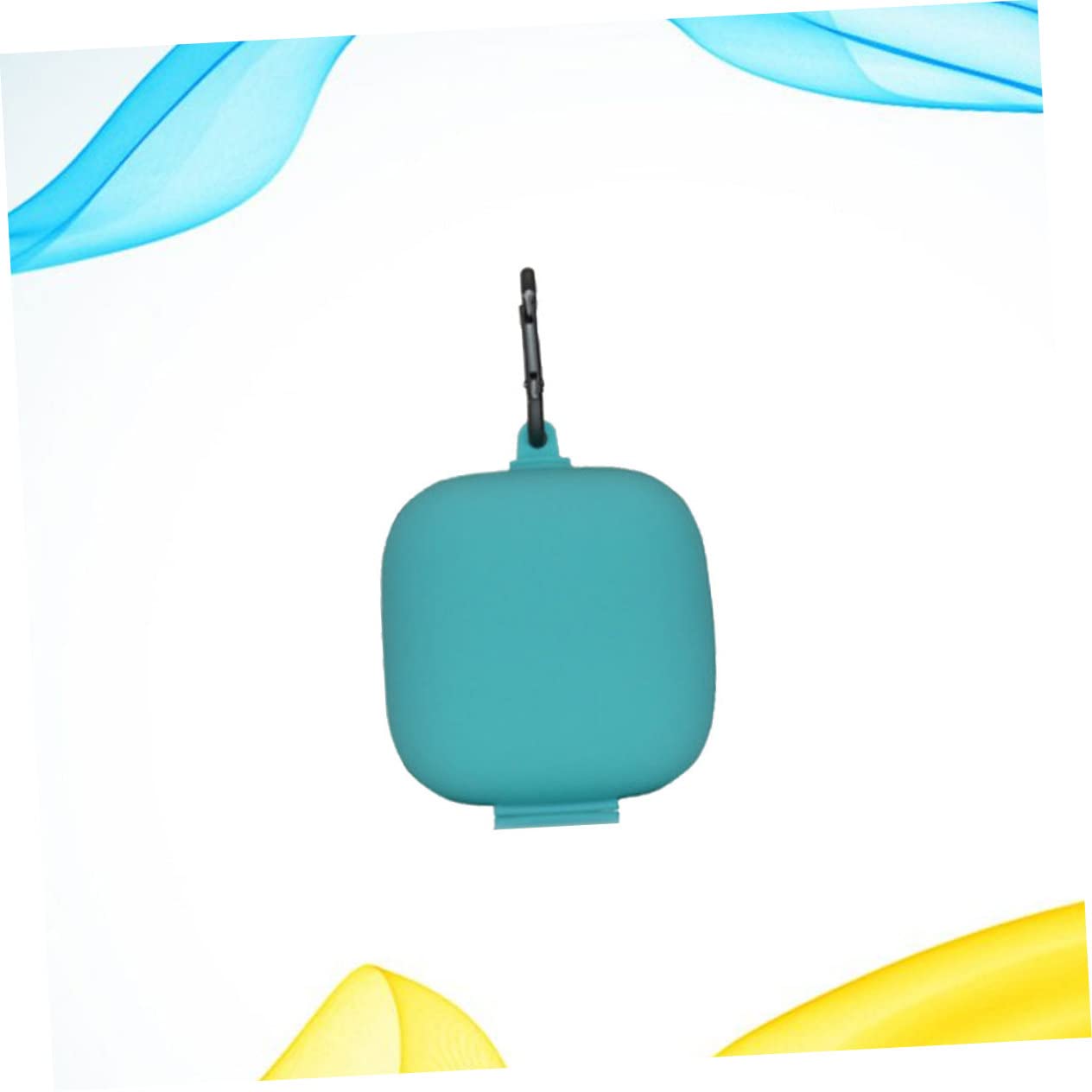 DOITOOL Estuche para Auriculares De 3 Piezas Color Verde Menta Funda De Silicona para Un Viaje Seguro.