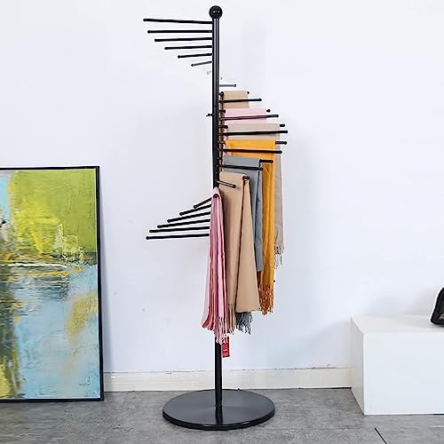 Spiralförmiger Schal-Organizer, platzsparend, für Gürtel, Schals, Hijabs, Krawatten, Ideal für Schrank, Schlafzimmer, Boutique