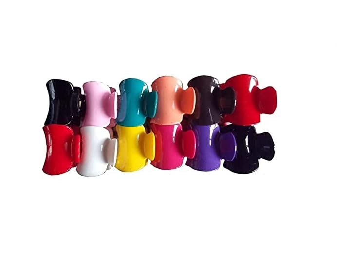 Tiny Deal multicolor hair clutcher pack of 12 (B0BVQVN3D8) Amazon Price History, Amazon Price Tracker