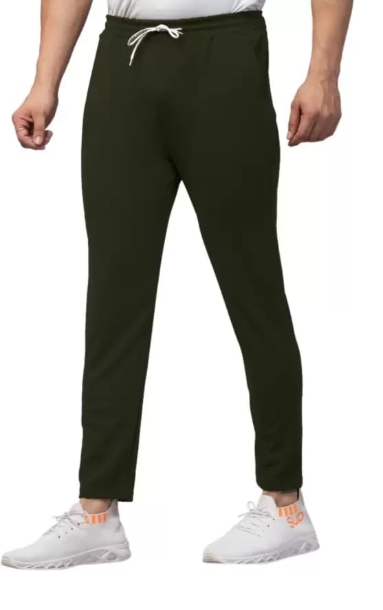Image of Track Pant for Men Slim Fit Gym Stretchable Jogger Athletic Running Pants