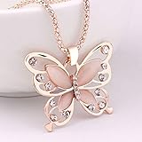 Da es leicht ist, können Sie den ganzen Tag mit einer fröhlichen Stimmung tragen, außerdem hat es eine Verlängerungskette, kann verstellbar sein.