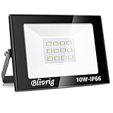 Blivrig 10W Focos LED Exterior 6500K Blanco Frío, Jardín