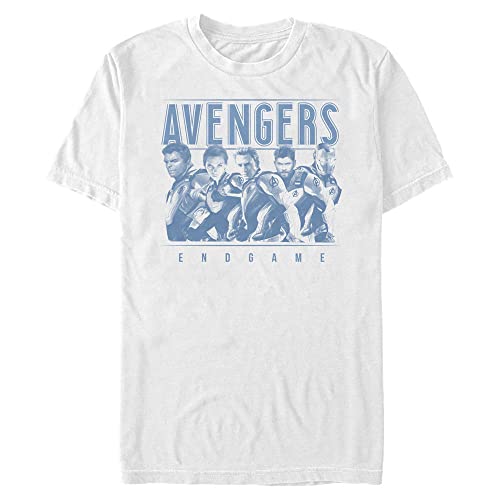 T-shirt Marvel homme fort 3XL coupe parfaite Avengers blanc