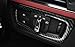 x xotic tech Headlight Switch Button Frame Cover Trim, Real Carbon Fiber, Compatible with BMW 3 Series F30 F31 2012-2018, GT F34 2014-2018, 4 Series F32 F33 F36 2014-2018 (2.24
