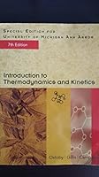 Introduction to Thermodynamics and Kinetics Special Edition for University of Michigan Ann Arbor 113344766X Book Cover