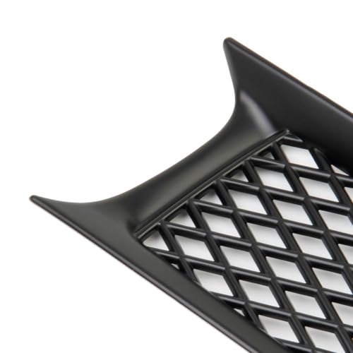 Image of Black Front Bump Reseau Cover Fog Trim Accessories for 1997-2004 Chevrolet Corvette C5 (Type B)