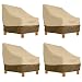 Classic Accessories Veranda Patio Deep Seat Lounge Chair Cover (4-Pack)