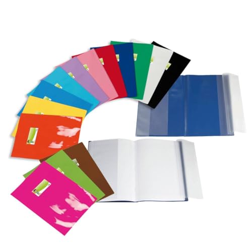 Protège-cahier 21x27.7 cm SEI ROTA lilas en PVC laqué robuste
