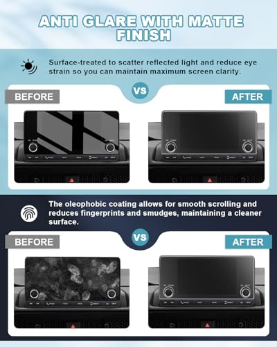 Image of CDEFG Anti-Glare Matte Screen Protector for 2023 2024 2025 Honda CR-V (LX /EX /Sport Hybrid) 7-Inch Touchscreen, 9H Tempered Glass 2025 CR-V Accessories HD Anti-Fingerprint