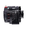 Speedway Motors GM CS-130 Style 220 Amp Alternator with V-Belt Pulley, Internally Regulated One-Wire Design for 1985-1993 GM Vehicles, High Output Chrome Finish for Hot Rods