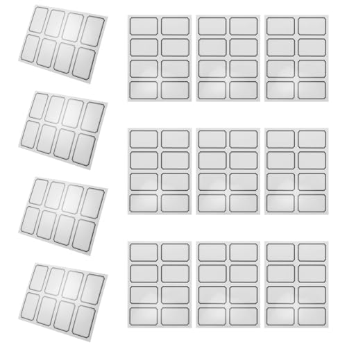Étiquettes autocollantes imperméables et réinscriptibles en PVC Alipis