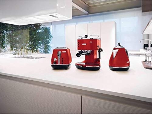 De'Longhi Icona Classics CTO2003.R - 2-Slice Toaster, Red color