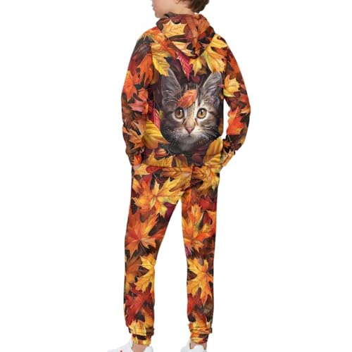 HUIACONG Sweat Set for Kids Sweatsuits Children Boys Sweat Suit for Girls4