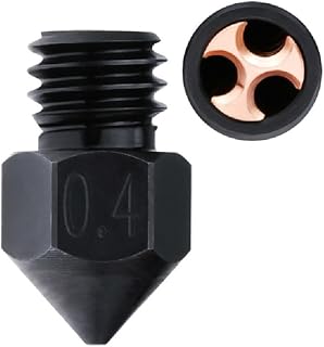 Clone-CHT Tip Nozzles 0.4mm 0.6 0.8 3D Printer Hardened Steel Nozzles For MK8 1.75mmFilament Double Flow Rate 3D Printer Nozzle